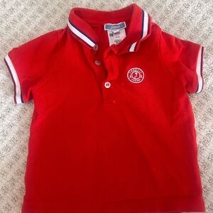 Jacadi Red Polo -24m